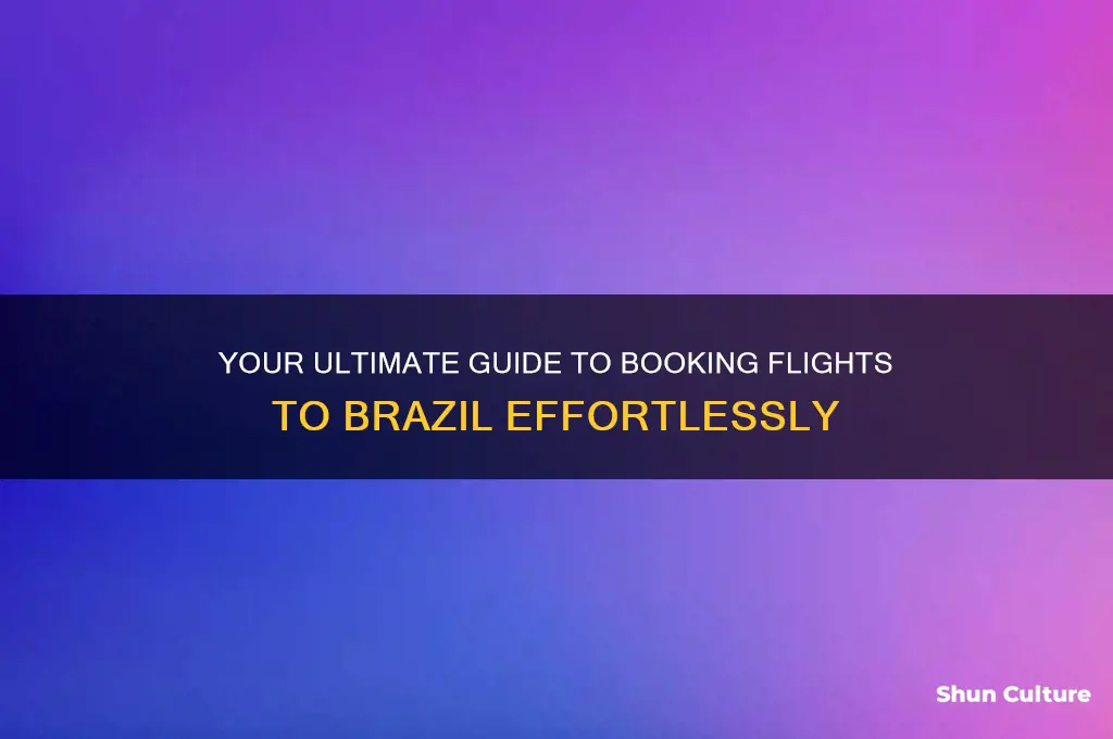 how to book a flight to brazil