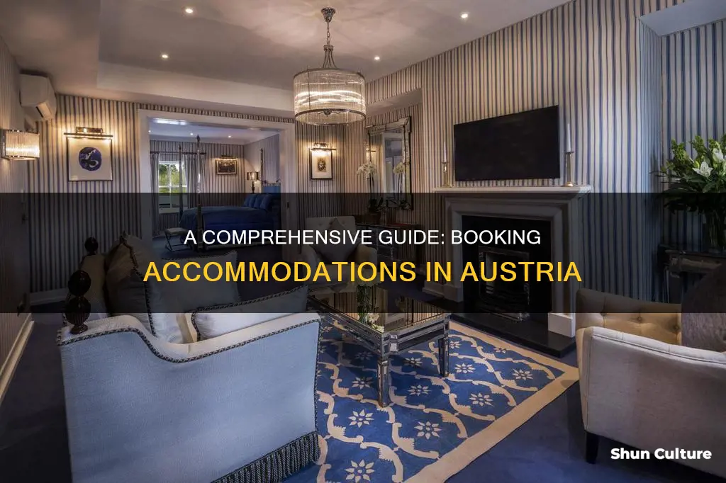 how to book accommodation in austria