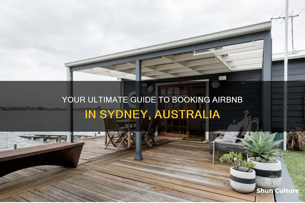 how to book airbnb in sydney australia