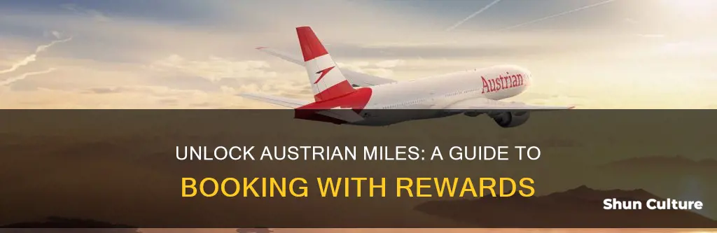 how to book austrian airlines with miles