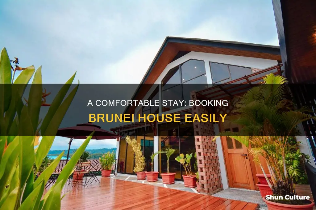 how to book brunei house