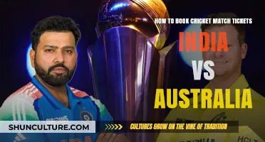 Book India vs Australia Cricket Tickets: A Step-by-Step Guide