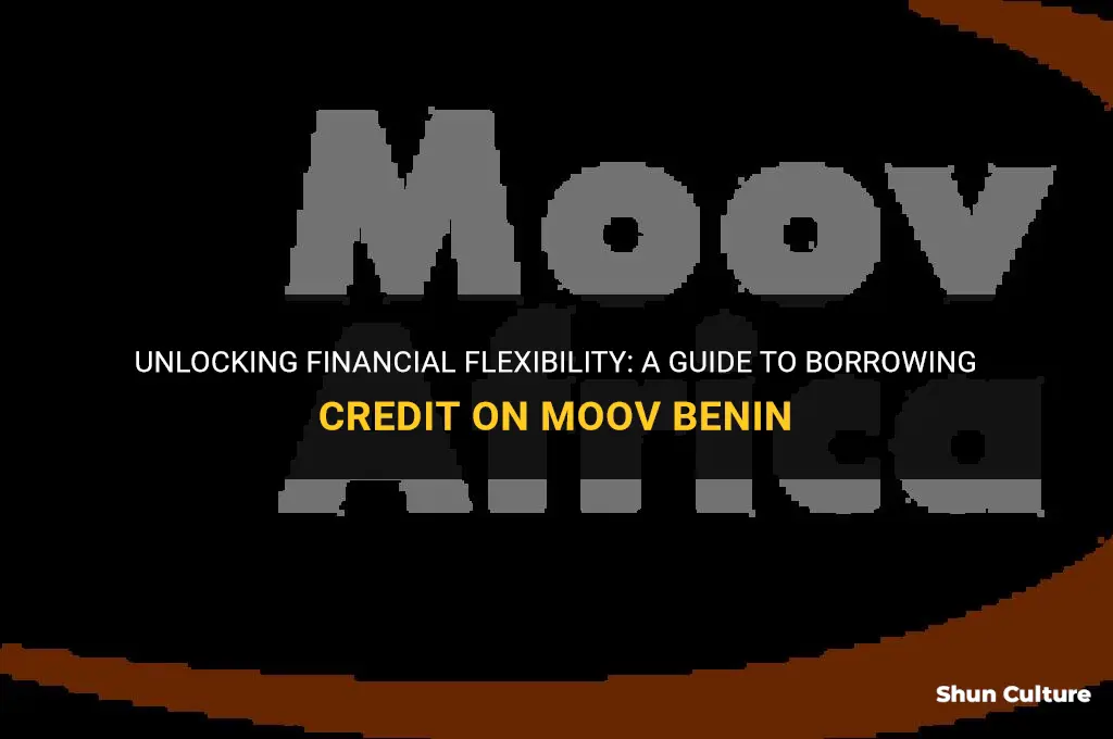 how to borrow credit on moov benin