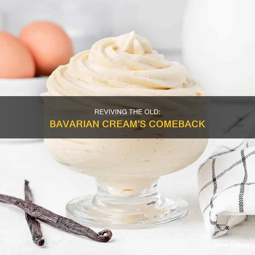 how to bring back old bavarian cream