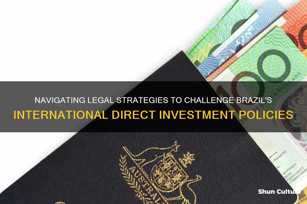 how to bring international direct investment issue against brazil