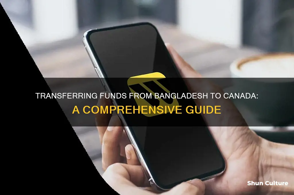 how to bring money from bangladesh to canada