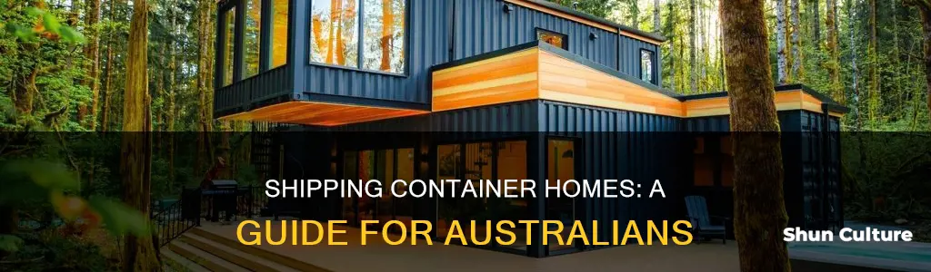 how to build a shipping container home australia
