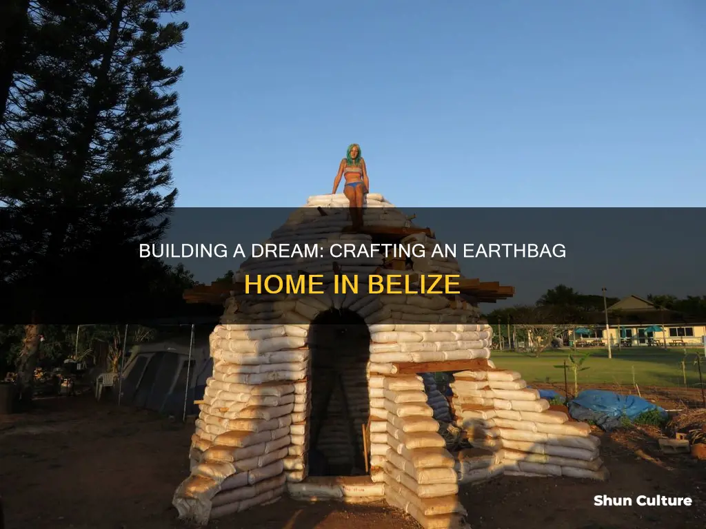 how to build earthbag home belize