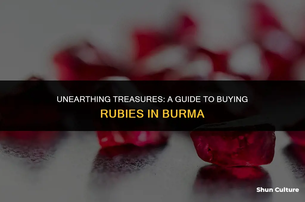 how to buy a ruby in burma
