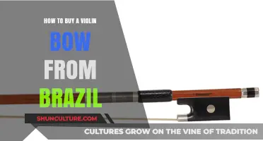Buying a Violin Bow from Brazil: A Comprehensive Guide for Musicians