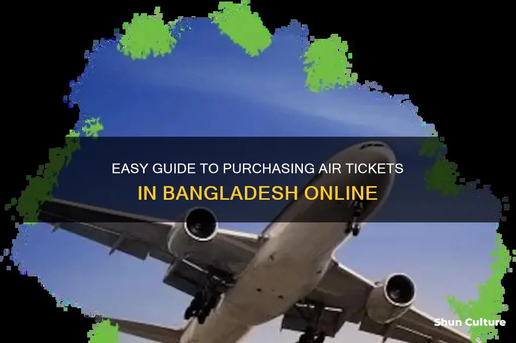 how to buy air ticket in bangladesh