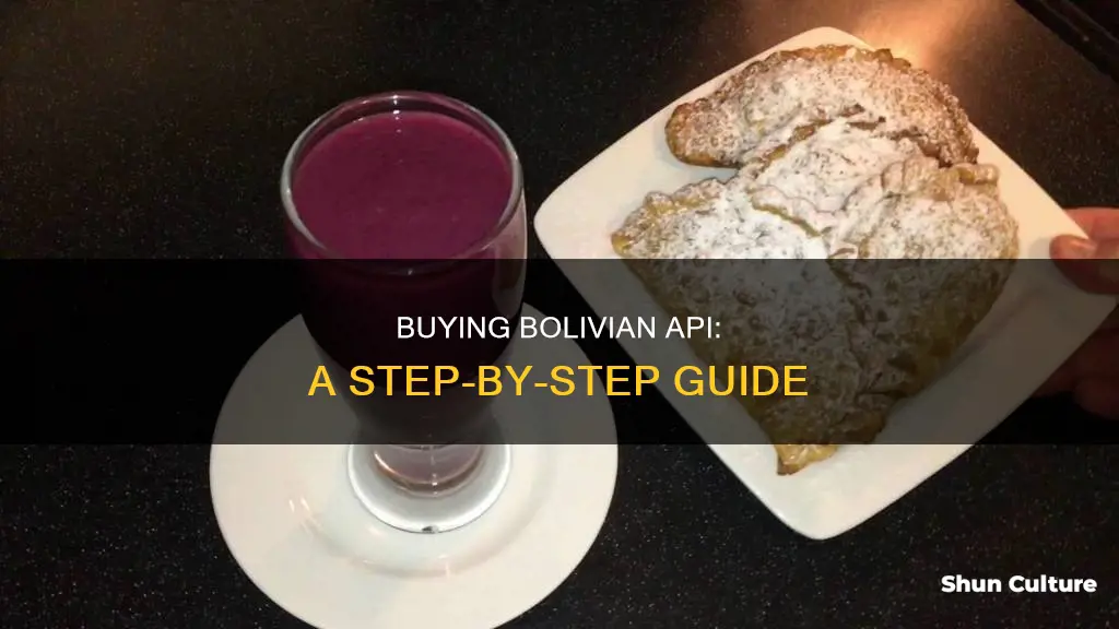 how to buy bolivian api