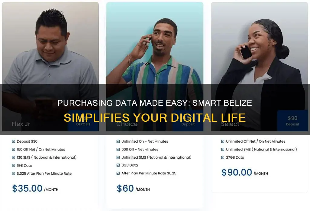 how to buy data with smart belize