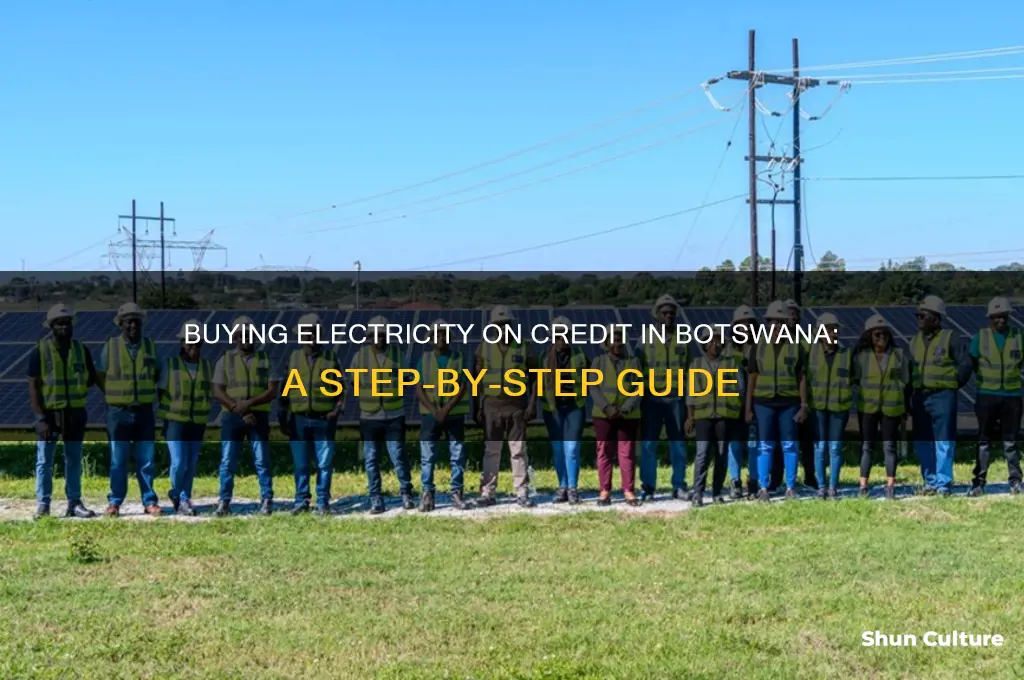 how to buy electricity on credit in botswana