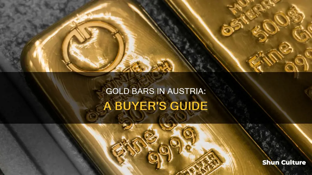 how to buying gold bars in austria