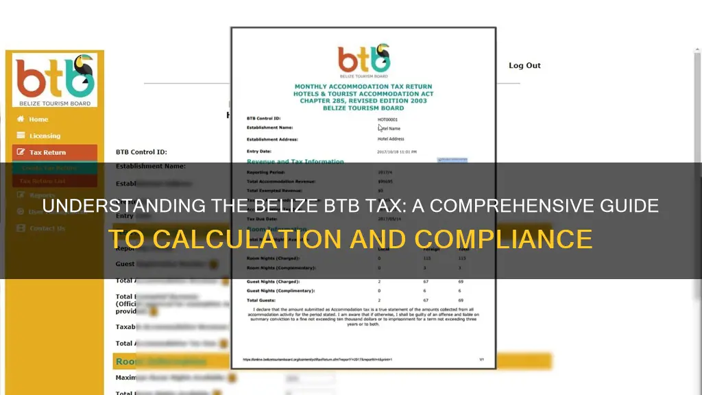 how to calculate belize btb tax