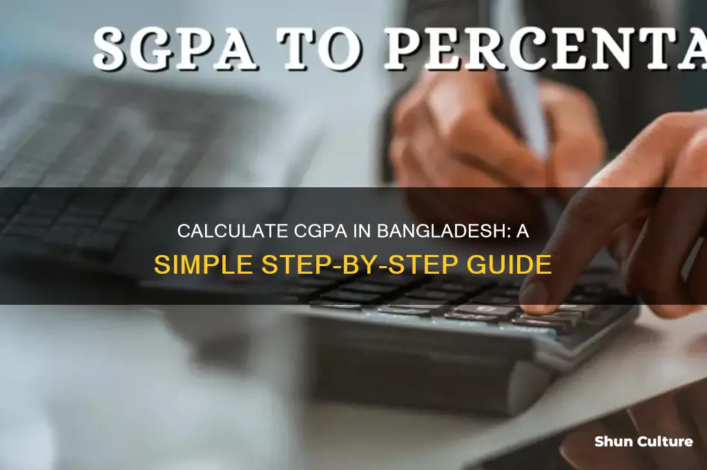 how to calculate cgpa in bangladesh