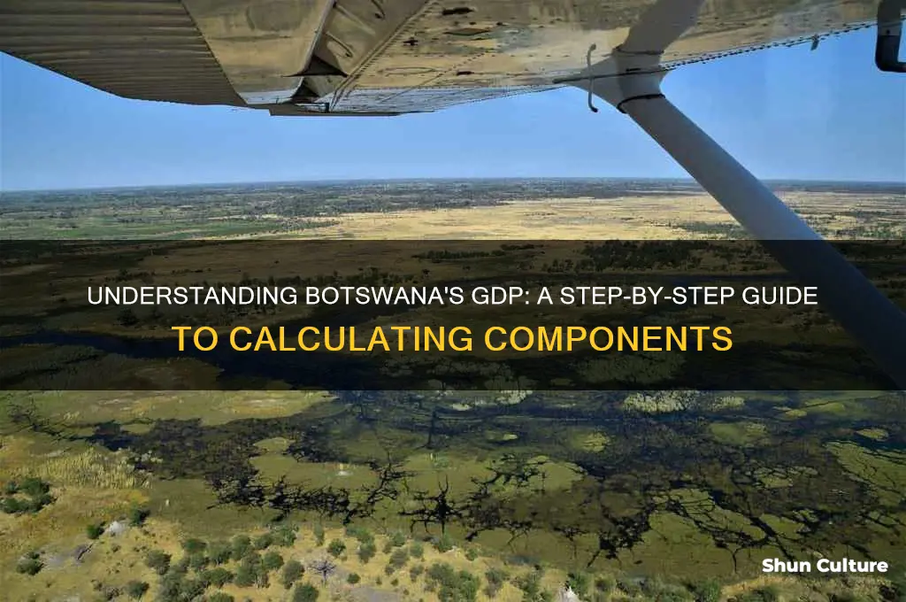 how to calculate components of gdp botswana