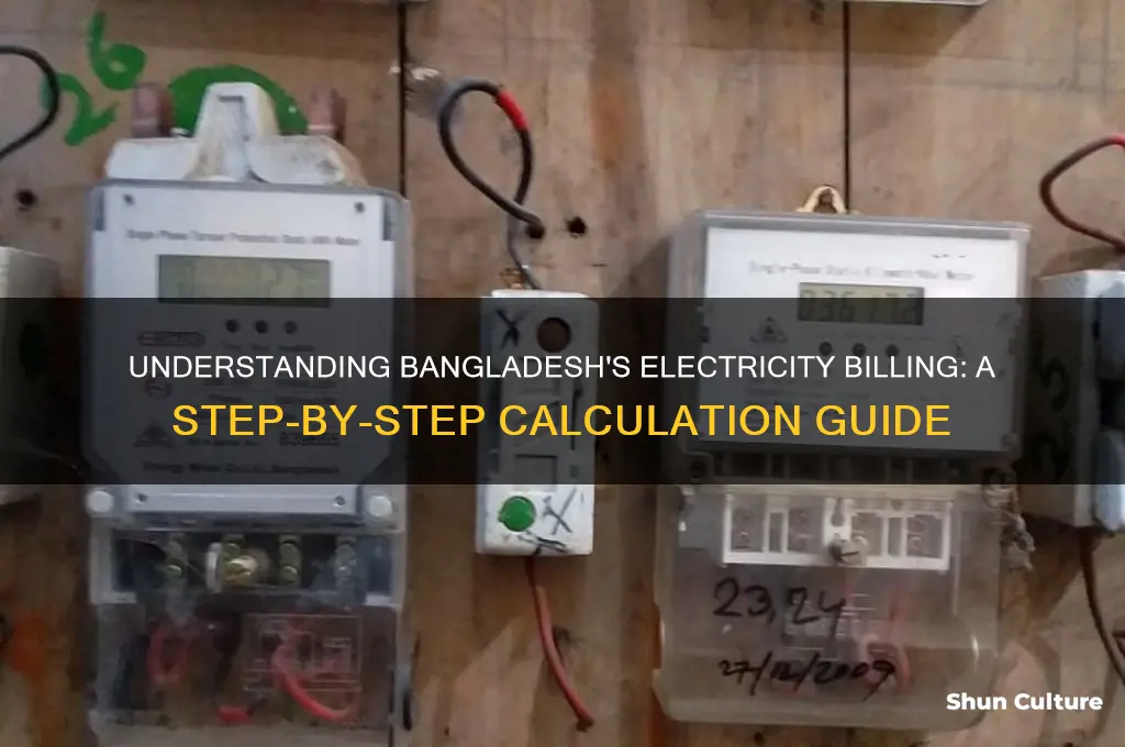 how to calculate electric bill in bangladesh