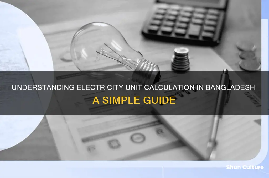 how to calculate electricity unit in bangladesh