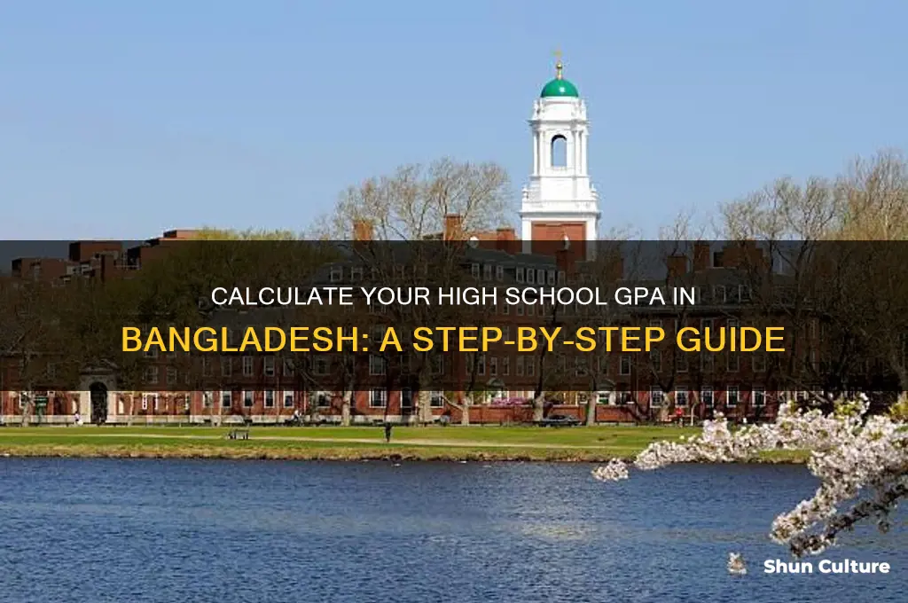 how to calculate gpa high school bangladesh