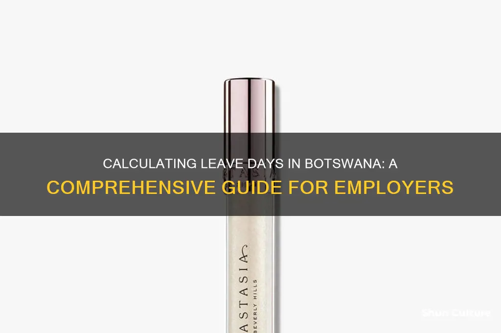how to calculate leave days in botswana