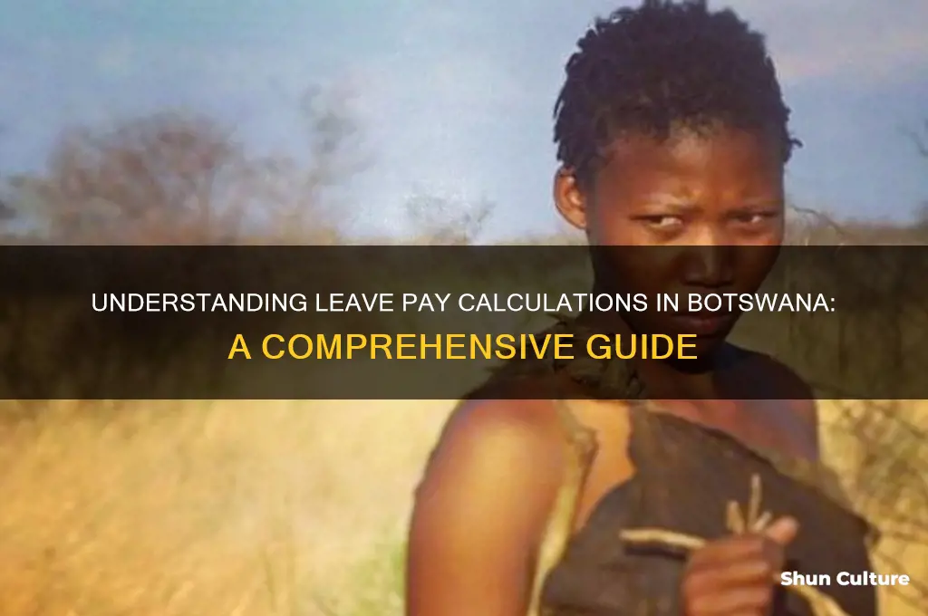 how to calculate leave pay in botswana