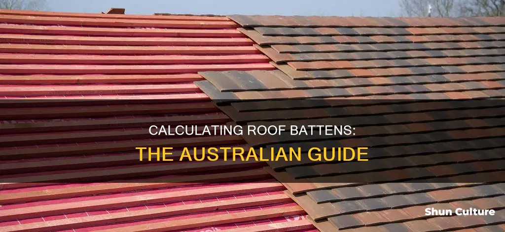 how to calculate number of batterns roof australia