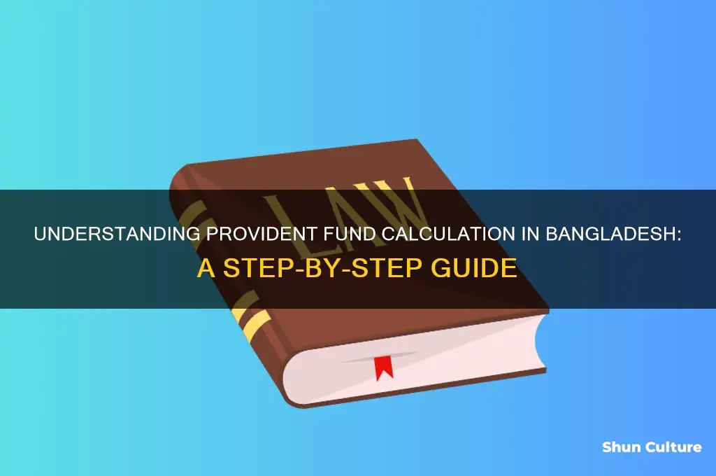 how to calculate provident fund in bangladesh