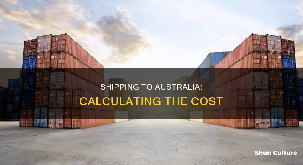 how to calculate shipping to australia
