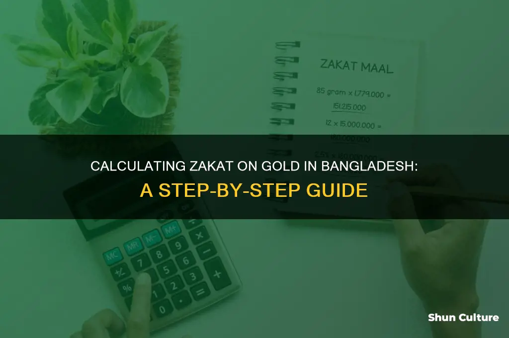 how to calculate zakat on gold in bangladesh