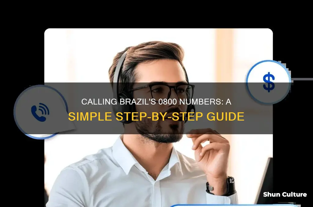 how to call 0800 number in brazil