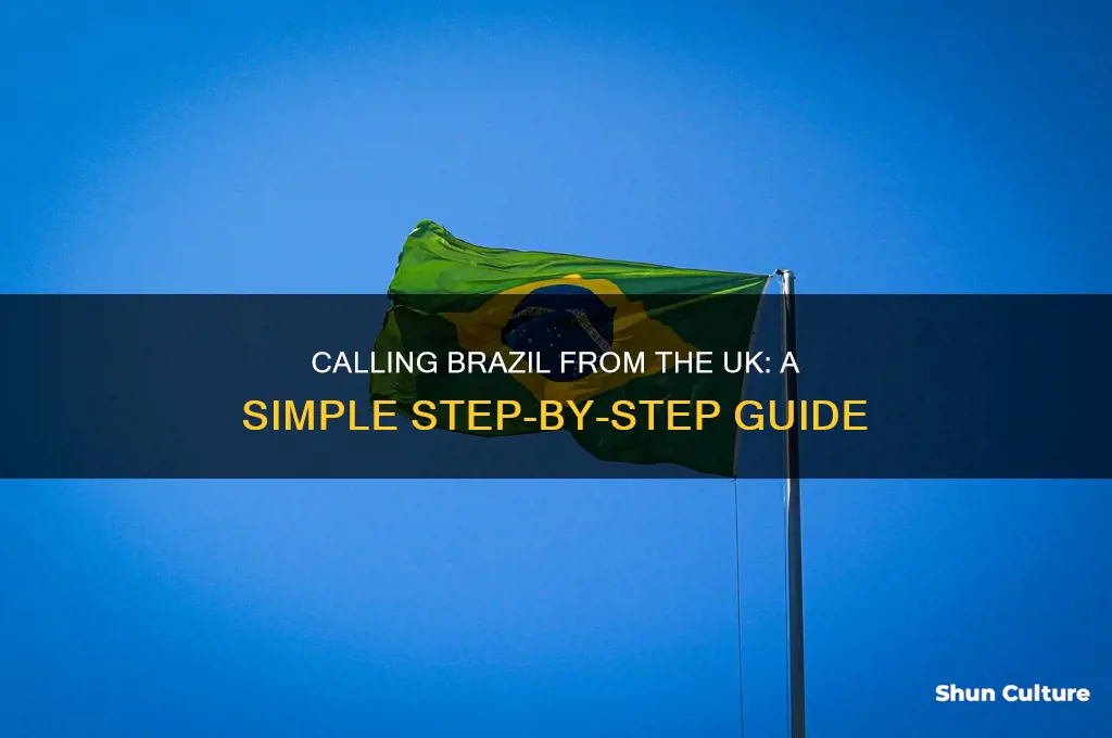 how to call a brazil number from uk