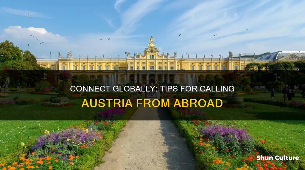 how to call abroad austria