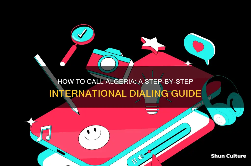 how to call algeria