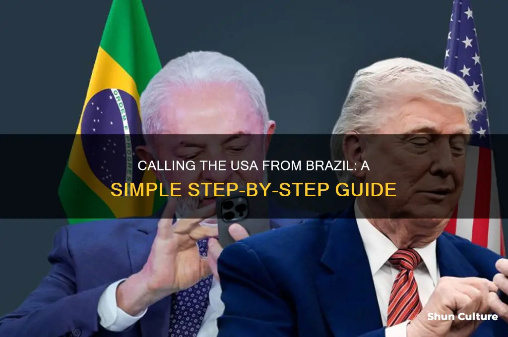 how to call america from brazil