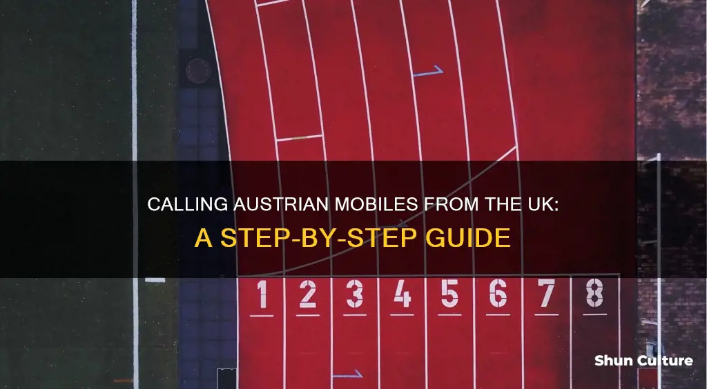 how to call an austrian mobile from uk