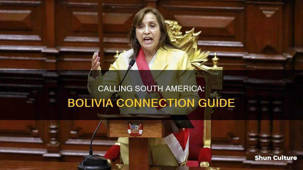 how to call and line to southamerica bolivia