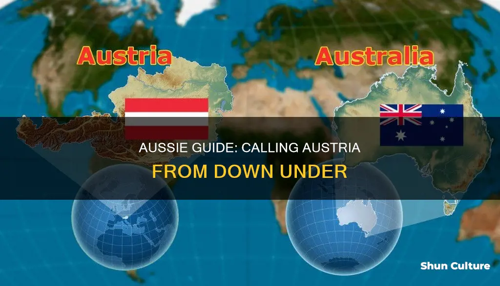 how to call austria from australia