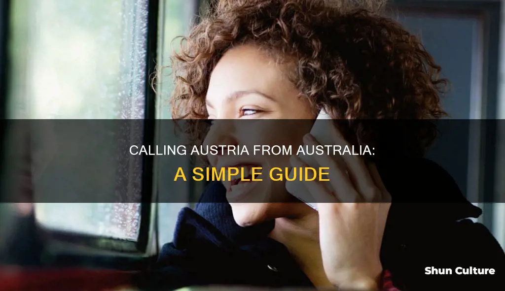 how to call austria from australia
