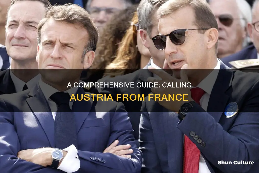 how to call austria from france