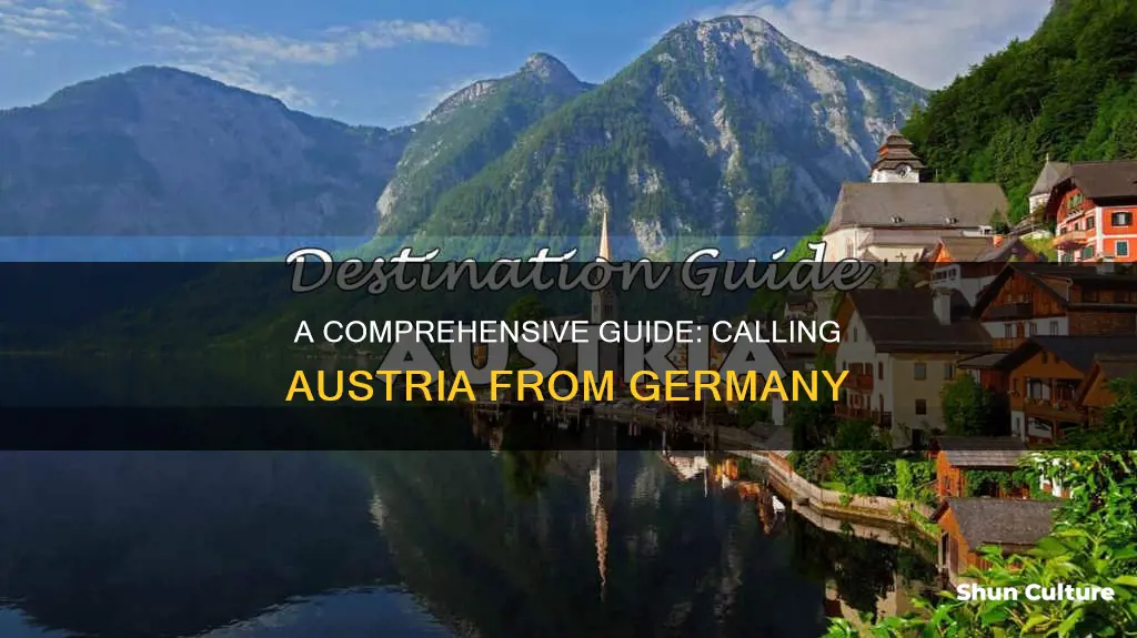 how to call austria from germany