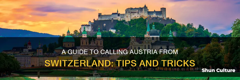 how to call austria from switzerland