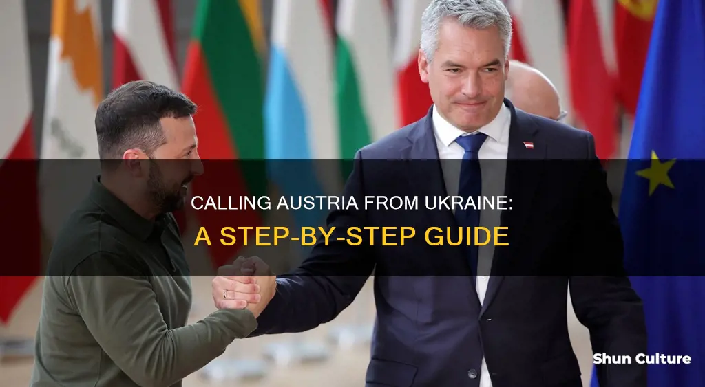 how to call austria from ukraine