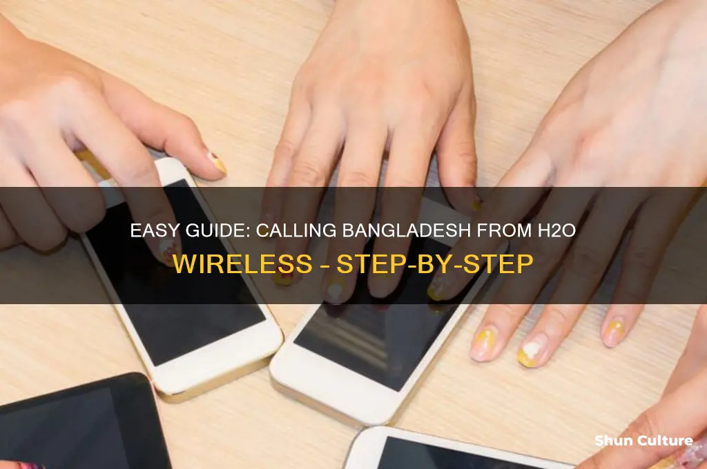 how to call bangladesh from h2o