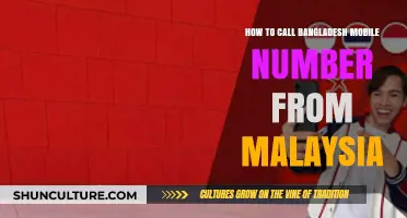 Easy Guide: Calling Bangladesh Mobile Numbers from Malaysia