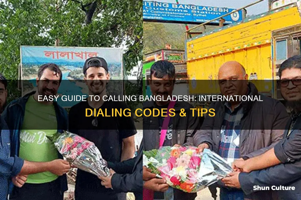 how to call bangladesh