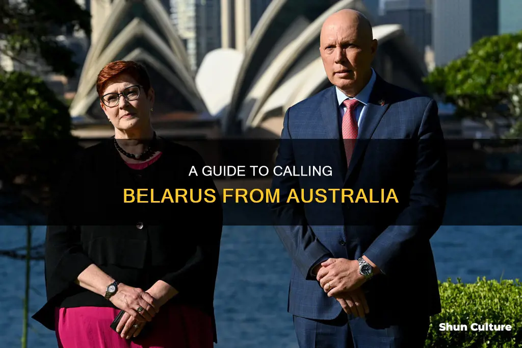 how to call belarus from australia