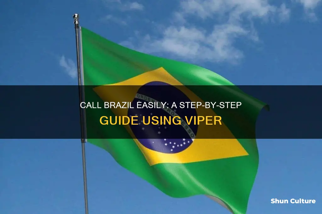 how to call brazil with viper