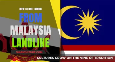 Easy Guide: Calling Brunei from Malaysia via Landline